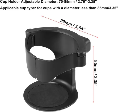 Vista 6 de X AUTOHAUX 2 uds. Soporte para taza de bebida de agua para automóvil, ajustable, universal, para coche, barco, caravana, caravana, caravana, caravana