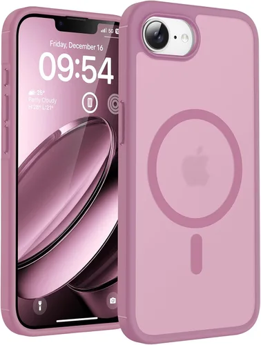 Vista 21 de TOCOL Funda para iPhone 17e, compatible con Magsafe, protección militar contra caídas, delgada, translúcida, mate, a prueba de golpes, para iPhone