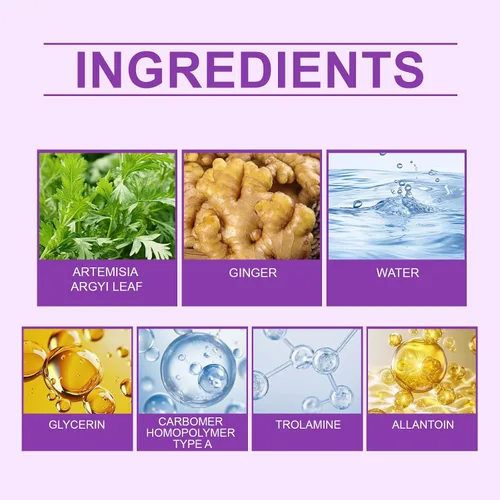 Vista 4 de Gel de masaje calmante para aliviar las articulaciones, gel morado que calma las rodillas, la lumbar, el cuello, las manos, los pies