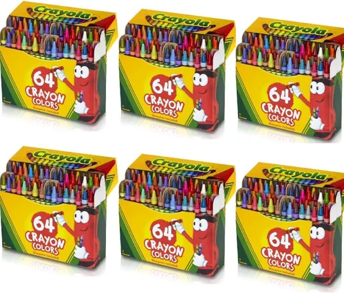 Vista 2 de Crayola 760488360385, 64 unidades de crayones (paquete de 2)