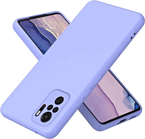 Vista 9 de ZORSOME Funda protectora trasera para Xiaomi Redmi Note 10 4G/Note 10S, color puro para Xiaomi Redmi Note 10 4G/Note 10S, protección de lentes, negro
