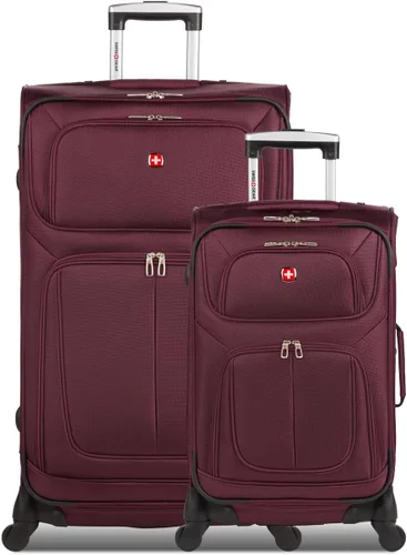 Vista 135 de SwissGear - Equipaje suave expandible Sion con ruedas, Negro