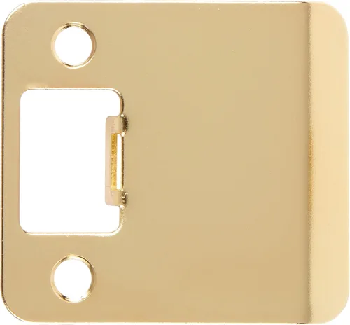 Vista 28 de Placa de impacto de esquina redonda con reborde extendido, 2-1/4" x 1-1/2", (2" de longitud total), latón antiguo de Stone Harbor Hardware
