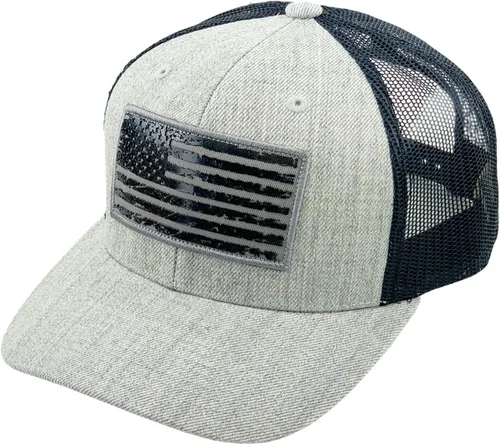 Vista 203 de KBETHOS Tactical Operator Collection USA Fishing Mesh Ballcap Flag Patch America Outdoors Trucker Baseball Cap