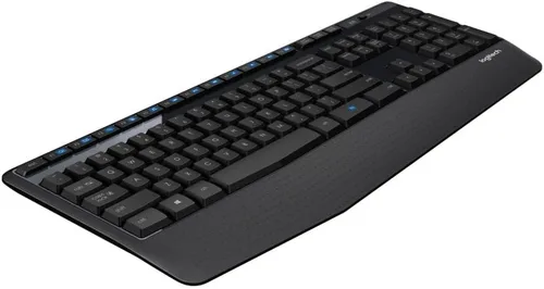 Vista 2 de Logitech Teclado inalámbrico de tamaño completo K345 con reposamanos