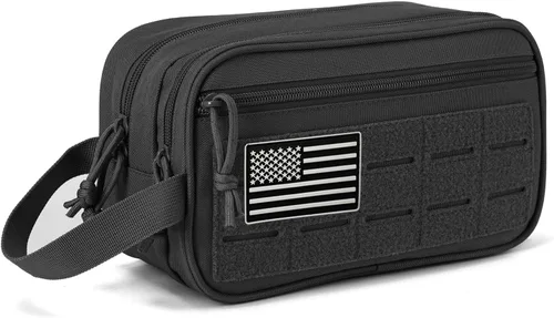 Vista 6 de QT&QY Bolsa de lona táctica militar de 40L y neceser táctico, Qt&qy Bolsa de lona militar de 40 l y neceser táctico