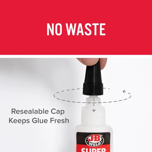 Vista 6 de J-B Weld Superglue 20g Paquete de 2 - SuperWeld Grado Profesional
