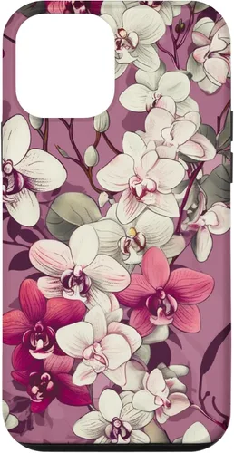 Vista 16 de Orchid Flowers Purple Pink Floral Case for iPhone 17