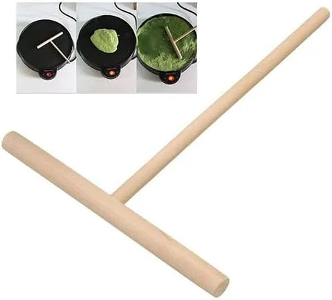 Vista 3 de wsloftyGYd Crepe Maker Pancake Masa Esparcidor de Madera Palo de Cocina Casa Kit de Herramientas DIY