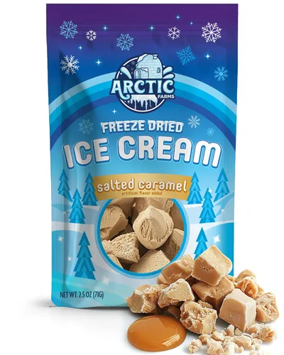Vista 79 de Arctic Farms Trozos de Helado Liofilizado Empaquetados y en Caja - No se Derrite (1 libra, S'mores)