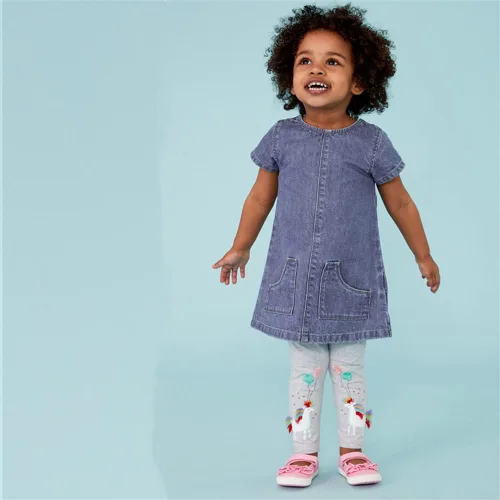 Vista 2 de WEONEDREAM Leggings elásticos para niñas pequeñas