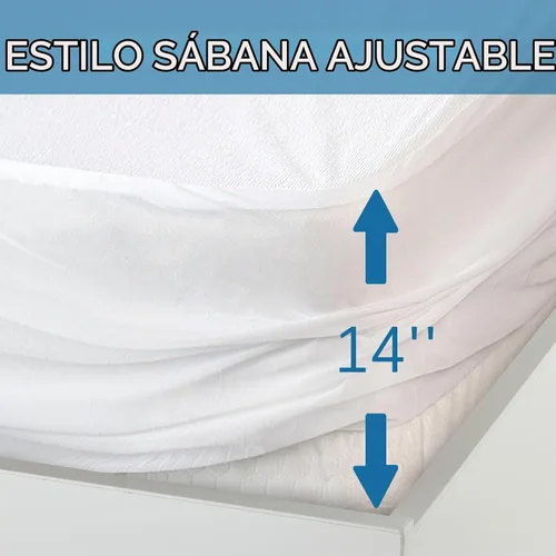Vista 3 de RV King Terry Mattress Protector Waterproof for 72''×80'' up to14