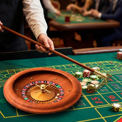 Vista 5 de Leyndo Juego de ruedas de ruleta de casino de lujo de 18 pulgadas
