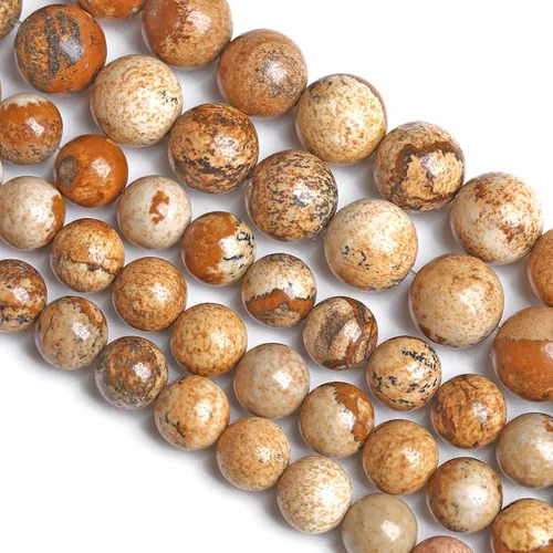Vista 93 de 60 cuentas sueltas de piedra natural de turquesa africana de 0.236 pulgadas (6 mm) para hacer joyas, pulseras de bricolaje