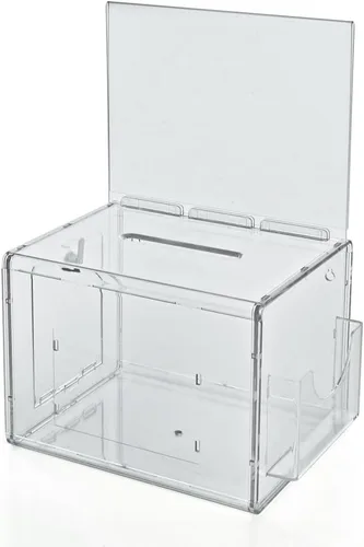 Vista 2 de Azar - Caja de lotería, transparente, extra grande