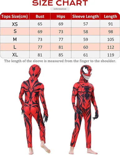Vista 3 de YuDanae - Disfraz de superhéroe para niños disfraz de fantasma mameluco unisex de elastano enterizo 3D para niños