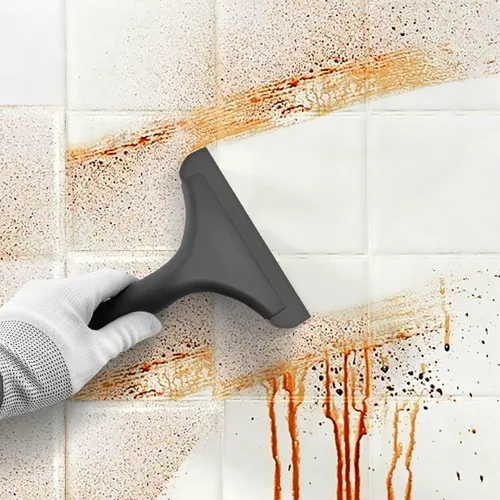 Vista 3 de EHDIS Herramienta de tinte de ventana multiusos de silicona de 6 pulgadas, escobilla de limpieza de 5 pulgadas, práctica escobilla de goma pequeña