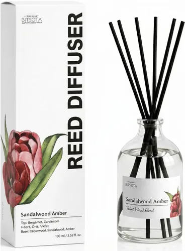 Vista 10 de Juego de Difusor de Aromas con Varillas, Difusor Aromático con Varillas para Fragancias del Hogar, Difusor de Aromas para Decoración de Estanteria