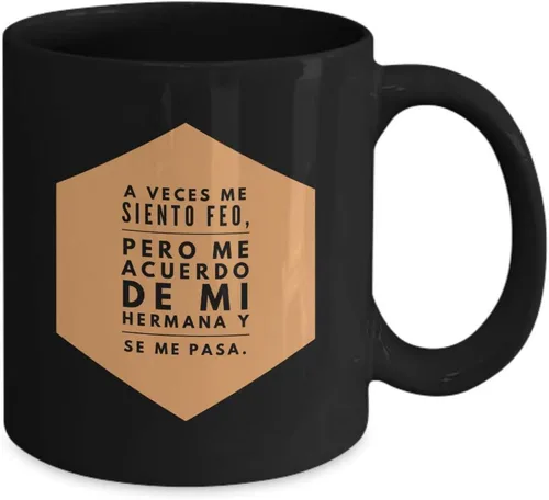 Vista 2 de Regalo para hermana, madrina Taza de Cafe para navidad Perfecto regalo para graduados, profesionales y estudiantes de enfermeria Vaso con Negro