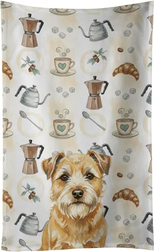 Vista 196 de Caroline's Treasures Afghan Hound - Toalla de cocina para barra de café, terciopelo frontal y lazo de algodón, lavable a máquina Sabueso afgano