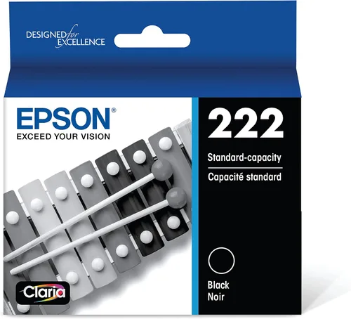 Vista 5 de Epson Cartuchos de tinta combinados de colores T222, capacidad estándar y cartucho de tinta negra T222, capacidad estándar