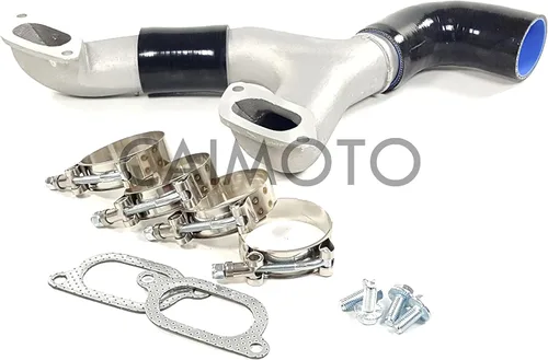 Vista 2 de Intercooler De Montaje Superior Kit De Tubería Y Negro Para Subaru Impreza WRX/WRX STi GD/GG 2002-2007