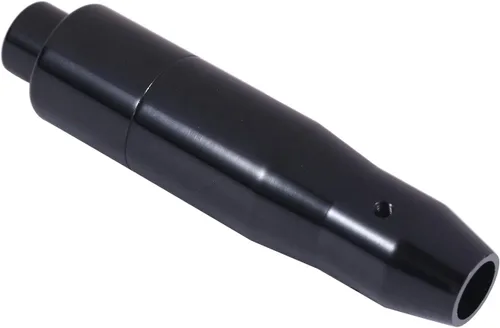 Vista 6 de Mango de palanca de cambios con peso de 5 pulgadas de largo con botón automático, perilla de cambio que se ajusta a la mayoría de vehículos con Negro