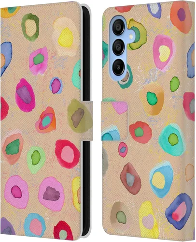 Vista 16 de Head Case Designs Officially Licensed Ninola Ditsy Flowers Yellow Nature Bold Leather Wallet Case Compatible with Samsung Galaxy A07 4G