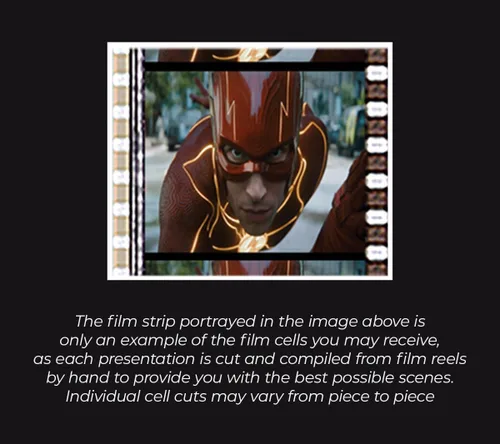 Vista 3 de Trend Setters DC Comics - The Flash - Flash - FilmCells - Presentación de mini montaje de FilmCells de 11 x 13 pulgadas - Diez (10) clips de Mini
