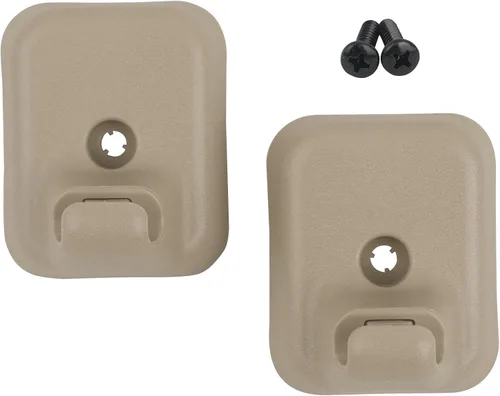 Vista 7 de Soporte de retención de clip para visera solar (negro) con tornillos para panel de parasol para lado del conductor y pasajero, AL3Z-1504132-AC