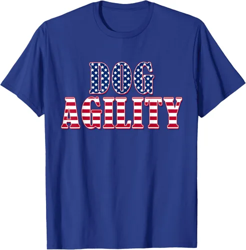 Vista 15 de Dog Agility American Flag - Camiseta de agilidad para perros, Negro