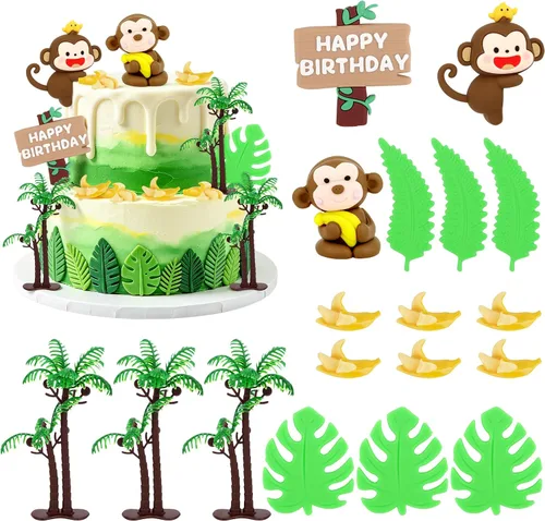 Vista 17 de Juego de 26 decoraciones de pastel de béisbol con mini bolas, jugador, gorras, guantes, murciélagos, adornos de pastel de cumpleaños de béisbol
