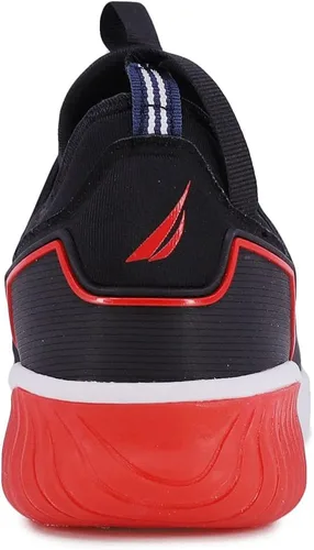 Vista 3 de Nautica Zapatillas sin cordones para hombre - Zapatos casuales de moda para caminar, en anchos medianos y anchos