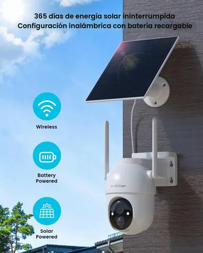 Vista 2 de Armorcope Cámaras de seguridad inalámbricas para exteriores,Kit de 4 cámaras,Sin suscripción,Sistema de cámaras de seguridad para el hogar