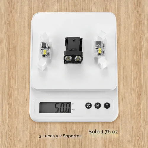 Vista 5 de Kit de luces tácticas de búsqueda para DJI Avata 2, navegación nocturna e