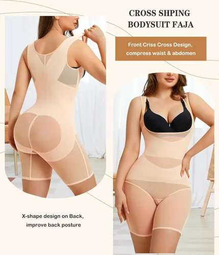Vista 2 de Irisnaya Faja Faja Shapewear Body con control de abdomen, sin costuras, moldeador de cuerpo de alta cintura, levantador de glúteos, pantalones