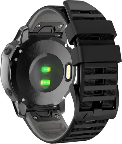 Vista 2 de ISABAKE Compatible con Fenix 6 Watch Band para Fenix 6 Pro/Fenix 5/Fenix 5 Plus/Fenix 7/Forerunner 935/Forerunner 945/Approach S60/Quatix 5