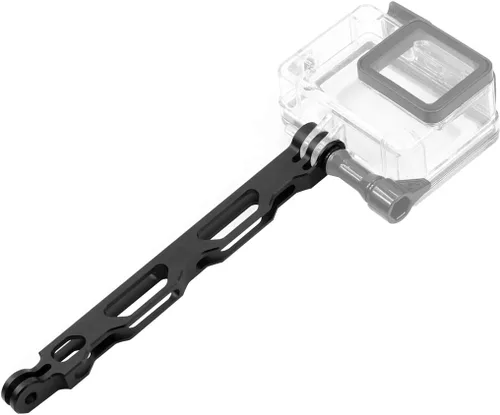 Vista 3 de Brazo de extensión de aleación de aluminio para montaje en poste de metal, compatible con Gopro Hero 3 3+ 4 5 6 /Yi/4K/SJCAM Selfie Pole