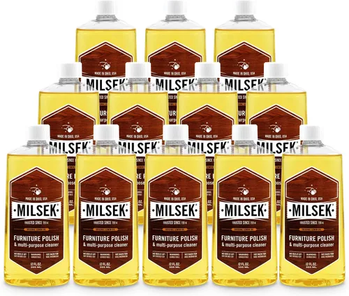 Vista 11 de Milsek Pulidor de muebles y limpiador de madera Aceite de limón 5 galones