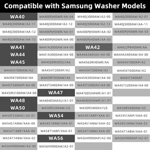 Vista 6 de Barra de suspensión DC68-03172B-03 DC97-16350D para lavadora de carga superior Samsung Reemplaza WA50R5400AV/US WA50R5200AW/US WA45N3050AW/A4