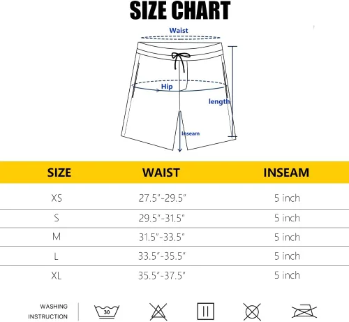 Vista 6 de Traje de baño para hombre con forro para correr, pantalones cortos de entrenamiento, pantalones cortos de gimnasio con laterales grandes divididos