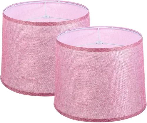 Vista 11 de PATIKIL Pantallas para lámparas de mesa de 11.4 pulgadas superior x 12.6 pulgadas inferior x 9.8 pulgadas de alto tambor pantallas de lámpara