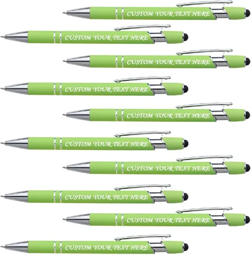 Vista 110 de VectWaby - Bolígrafos personalizados a granel, bolígrafo grabado con nombre, logotipo, lápiz capacitivo para pantallas táctiles, a granel