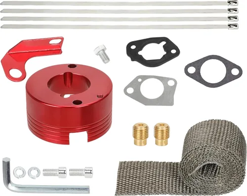 Vista 9 de YOXUFA 420cc Ensamblaje de Carburador Etapa 2 para Motor Predator 420 301cc 389cc GX390 GX270 GX240 Mini Bike Go Kart Piezas