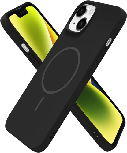 Vista 206 de Oakxco Funda de Silicona Mag Safe para iPhone 12 Pro Max, Funda Magnética Delgada y Fina Compatible con Carga Inalámbrica MagSafe, Bonita Funda