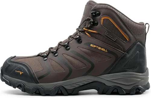 Vista 3 de NORTIV 8 Armadillo Botas de senderismo para hombre impermeables ligeras para exteriores, mochileros o senderismo