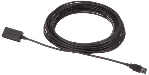 Vista 4 de Amazon Basics Cable de extensión USB 2.0, USB-A macho a hembra, cable repetidor activo para impresora, mouse, teclado o escáneres, transferencia