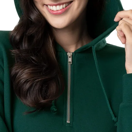 Vista 4 de Lee Women's Quarter Zip Fleece Hoodie