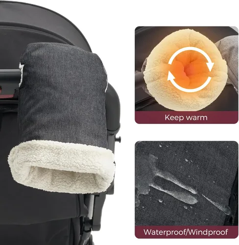 Vista 3 de Momcozy Stroller Gloves Warmmuffs