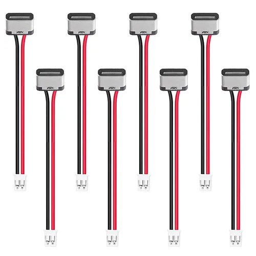 Vista 13 de 8 piezas de placa desnuda tipo C Chasis hembra impermeable 2P cable de soldadura tipo USB C Cable de extensión Cable de alimentación USB-C enchufe a